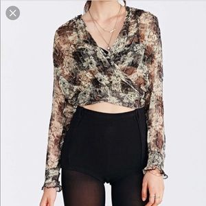 Urban Sheer Wrap Top